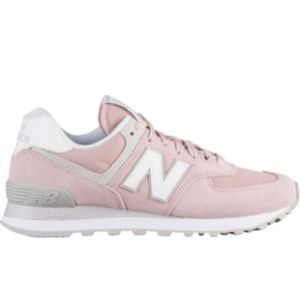 light pink new balance shoes